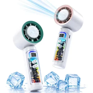Handheld Fan Portable Turbo Cooling Mini Fan USB Rechargeable Battery Powered Strong Wind for Home Outdoor Car Mini Fan