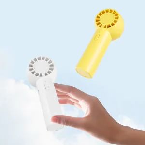 Handheld Mini Fan USB Charging with 3 Adjustable Speeds Extended Battery Life Compact with Neck Strap Versatile Use Available