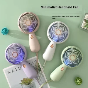 Handheld Mini USB Charging Electric Fan Portable One Wind Shield Table Small Plastic Air Cooling Fan