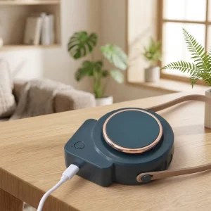 Handheld Outdoor Plastic Wearable Foldable Neck Portable Mini Fan 3-Speed USB Rechargeable
