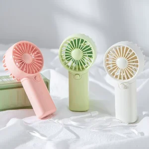 Handheld Personal Pocket Fan Battery Operated Summer Gift for Outdoor Travel in Car or Rv Small Plastic Hand Portable Fans