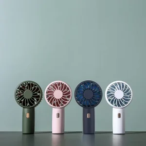 Handheld USB Mini Fan Rechargeable Portable USB Cooling Desk Fan Silent Small BLDC Pocket Fan