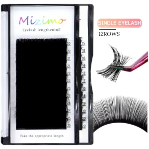 Handmade Eyelash Extensions Quick Fan Natural Soft Light Matte Dense PBT Press Lashes Volume Easy Fan Customizable Logo Long