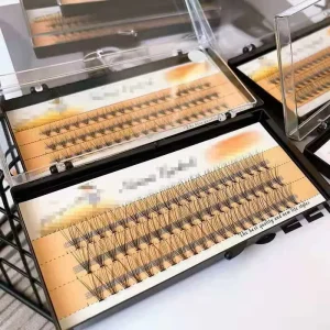 Handmade Flourishing Lashes Heat Bonded 10d 12d 20d Pre Made Fans Eyelash Extensions Viet Nam Premade Lashextensions