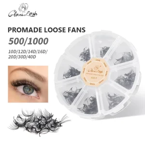 Handmade Loose Lash Extension 10D 12D 14D 16D 20D 30D 40D Pointy Base Mix Length Premade Volume Fan Eyelash