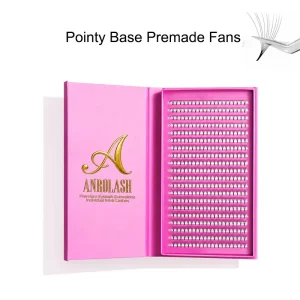 Handmade Silk Premade Eyelash Fans 2D 20D Long Short Stem Volume Fan with Pointy Base Loose Pre made Lash Extension Eyelash