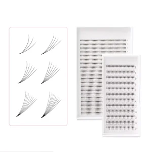 Handmade Soft Black 0.05 mm 0.07 mm 3D-10D Premade Volume Fan Eyelash Extensions Pointy Base