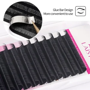 Handmade Y Shaped Lash Extensions Double Split YY Eyelashes Natural Fluffy Volume Professional Lash Extension Supplies