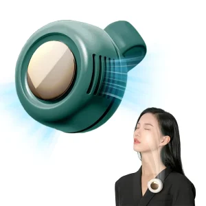 Mini Bladeless Clip on Fan New Brushless Waist Clip Fan Small Portable Fan With Waist Clips for Outdoor Travel Use