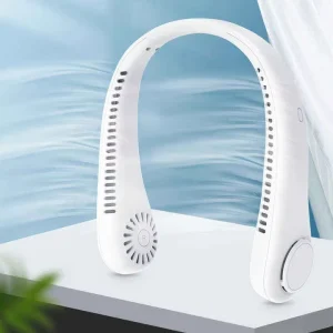 Hands Free Portable Hanging Neck Fan Wireless USB Charging Bladeless Mini Cooling Fan Daily Travel Personal Care Device