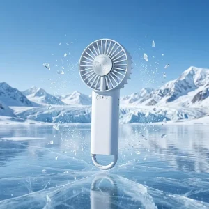 Handy Summer Rechargeable Ice Cooling Desktop Personal Small Portable Fan Usb Handheld Fans Cold Compress Usb Handheld Fan