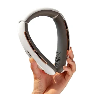 Hanging Neck Fan Rechargeable Portable Wearable Bladeless USB 2000mAh Three Speed Sport Fan for Outdoor & Car Use