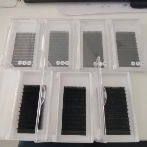 Have Stock Matte Black Thick Vegan Cruelty Free Handmade Synthetic Hair False Eyelashes