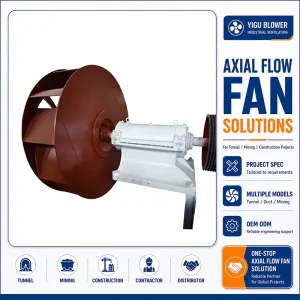 Heavy Duty Airflow Volume Industrial Axial Flow Fans Custom Made OEM ODM for Production Large Building Ventilation