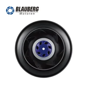 Heavy-Duty Cooling Fan External Rotor Motor OEM Radial Centrifugal Plastic Blades 220V EC Duct Mounting IP55