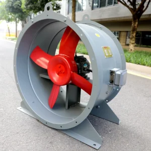 Heavy Duty Low Noise 380V Wall Duct Mount Steel Impeller G5.6 Axial Ventilation Fan for Industrial Workshop Exhaust