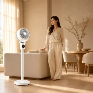 Heavy Duty Mechanical Remote & App Controlled Table Smart Fan with Aluminum Blades for Outdoor Use Wall Mounted Design