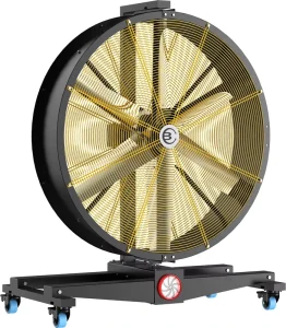 Heavy Duty Portable Industrial Fan 6 Blades Stainless Steel Large Oscillating Fan for Gym Workshop Stadium