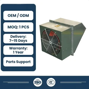 Heavy Duty Rain Proof Low Noise High Airflow Wall Mounted Axial Fan for Factory Mine Workshop Ventilation