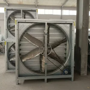 Heavy duty Wall mounted Galvanized Exhaust Fan High Air Volume Galvanized Ventilator Suitable for Poultry Farms