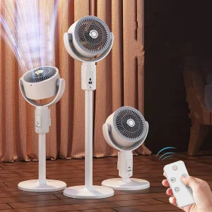 Height Adjustable Stand Circulation Floor Fan High Velocity Wind Circulator Fan for Living Room Home Indoor Ventilation Cooling