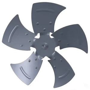 High Air Output Compressor Fan Impeller Heat Resistant Dual Material Fan Wheel for Various HP Screw Compressor Cooler