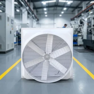 High Air Volume Fiberglass FRP Ventilator SMC Corrosion Proof Industrial Exhaust Fan with Waterproof Motor