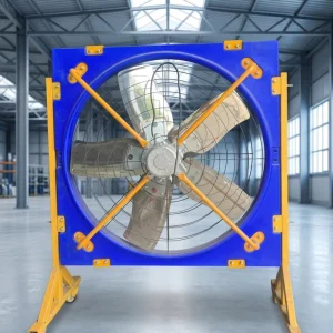 High Air Volume High Power Electric Exhaust Fans for Cattle Barns Low Noise Energy Saving Wall Mounted OEM