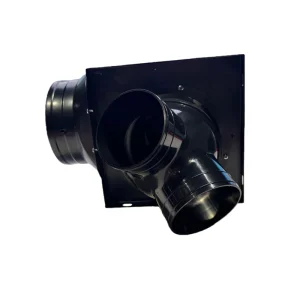 High Airflow 2 Inlet 1 Outlet Fan EC Brushless Ceiling Mounted Ventilation Exhaust Fan