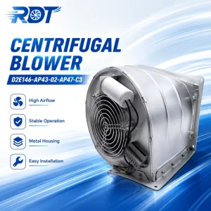 High Airflow AC Centrifugal Fan D2E146 AP43 02 Double Inlet Blower Fan Low Noise Industrial Ventilation Cooling Solution
