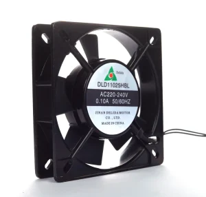 High Airflow Ball Bearing Electric 110x110x25mm 220V AC Condenser Motor Cooling Fan 11025 OEM Mining Rig Industrial Radiator