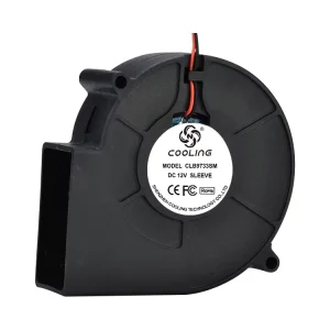 High Airflow Centrifugal Fan 97x33mm 9733 12V 24V DC Free Standing with Plastic Blades OEM ODM Supported