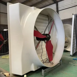 High Airflow Fiberglass Axial Fan Xizi PM Motor Low Noise Maintenance Free Ventilation Exhaust Fan for Livestock Barn