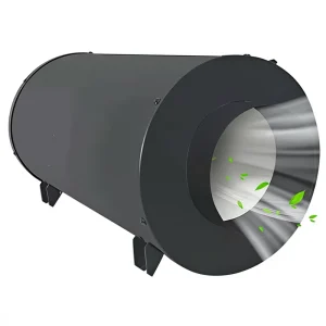 High Airflow Inline Duct Exhaust Fan High Pressure Low Noise Industrial Commercial Warehouse Ceiling Copper Motor OEM Factory