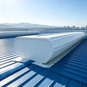 High Airflow Power Exhaust Fan for Warehouse Heat Extraction and Smoke Removal Industrial Roof Ventilator