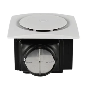 High CFM Ceiling Exhaust Fan with LED Light 110V 120V Quiet Bathroom Ventilator for US Market