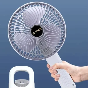 High Capacity Good Quality Portable Clip Fan Power Wind Multi-purpose Fan Hold Stand Rotatable Fan Hood Quick Adjustment Type-c