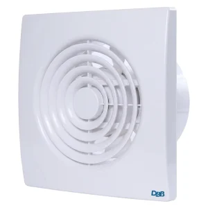 High Efficiency 4 Inch Compact Exhaust Fan 40 DB Quiet Operation 13W Power PP Material 1 Year Warranty for Commercial
