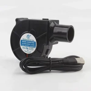 High Efficiency DC5V 0.50A 7530 Factory Supply Outdoor Bbq Small sized Portable USB Turbine Blower BUB0705H CoolingFan