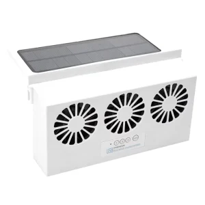 High Efficiency Durable ABS Solar Car Exhaust Fan with Touch Control and Cooler for Car Use