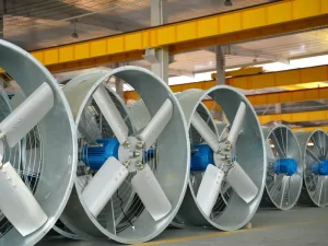High Efficiency Electric Aluminum Axial Flow Fan Explosion Proof Industrial Ventilation Unit 380V for Brewery Distillery