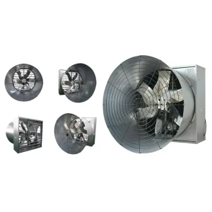 Electric Exhaust Fan with Stainless Steel Blades for Agricultural Breeding and Planting