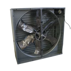 Industrial Exhaust Fan Stainless Steel Dual Ball Bearing Wall Mount Fast Heat Dissipate for Workshop Kitchen