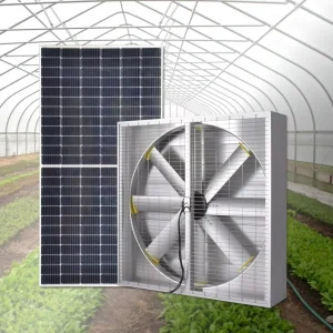 High Efficiency Industrial Air Extractor Solar Ventilation Fan Wall Mounted Factory Exhaust Greenhouse Poultry Farm Cooling Fan