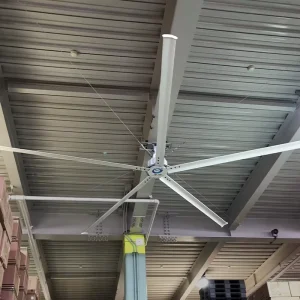 High Efficiency Inner Rotor PMSM HVLS Industrial Ceiling Fan Stable Air Circulation for Tall Industrial Building