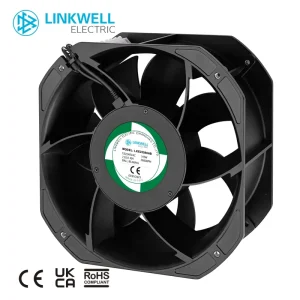 High Efficiency Low Energy Consumption EC Metal Blade Industrial Cabinet Cooling Ventilation Fans 110 240V 62W
