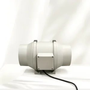 High Performance 4 Inch 100mm Plastic Case Mixed Flow Silent Ventilation Air Cooling Inline Duct Exhaust Fan