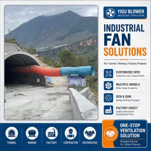 High Performance Electric Jet Fan Tunnel Ventilation Blower Jet Stream Series Aluminum Alloy High Air Volume Subway