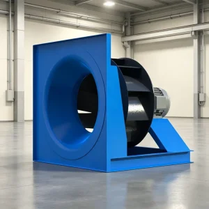 High-Performance Low Noise Carbon Steel Single-Suction Blade Volute-Less Centrifugal Fan for Electrical Cabinets
