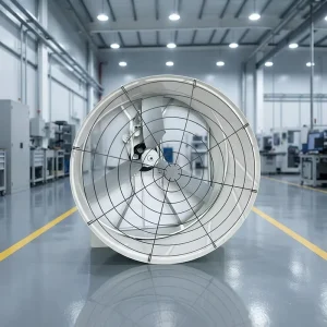 High Power 1460mm Industrial Axial Exhaust Fan Electric Wall Mount Stainless Steel & Plastic Fan for Commercial Use